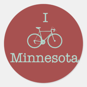 Adesivo I Bike Minnesota