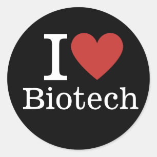 Adesivo I ❤️ Biotech for Students/Faculty CUSTOM