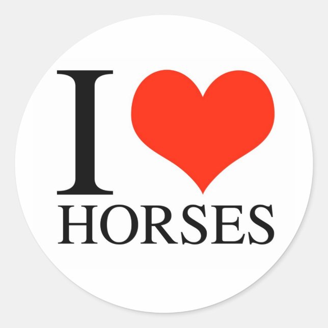 Adesivo I Cavalos do Coração (Frente)