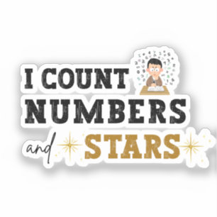 Adesivo I Contam Números e Estrelas - Contador