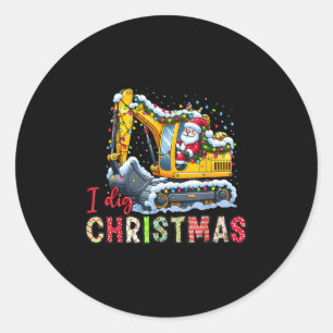 Adesivo I Dig Christmas Backcute Ss Cute Ss Loader s Papai