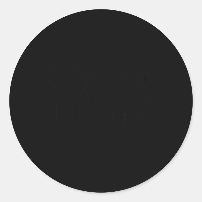 Adesivo I Don't Hug Tee Shirt  (Frente)