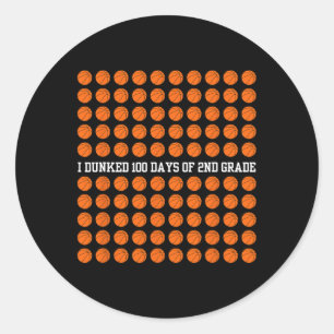 Adesivo I Dunked 100 Dias De segundo Grau Bysketbyll Sport