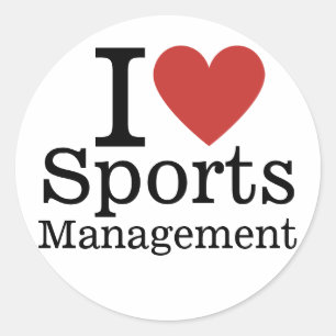 Adesivo I ❤️ Gerenciamento de Esportes para Estudantes/Doc