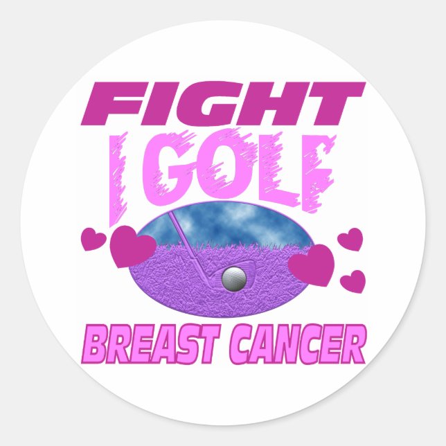 Adesivo I Golf > Lutar contra o Cancer da Mama (Frente)