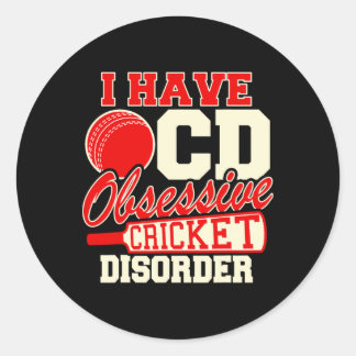 Adesivo I Have Ocd Obsessive Cricket Disorder 