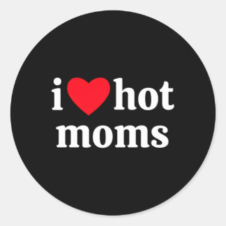Adesivo I He Hot Mães