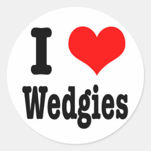 Adesivo I HEART (AMOR) wedgs