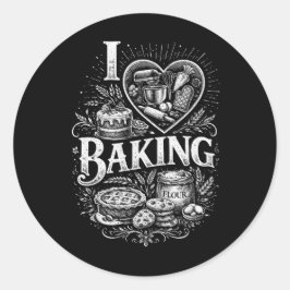 Adesivo I Heart Baking