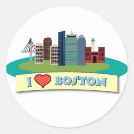Adesivo I Heart Boston