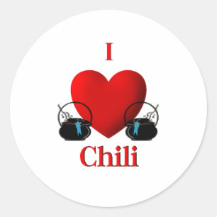 Adesivo I Heart Chili