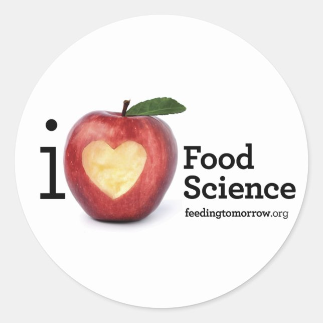 Adesivo "I Heart Comida Science" Sticker (Frente)