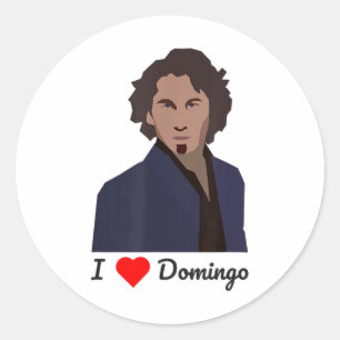 Adesivo I Heart Domingo _1