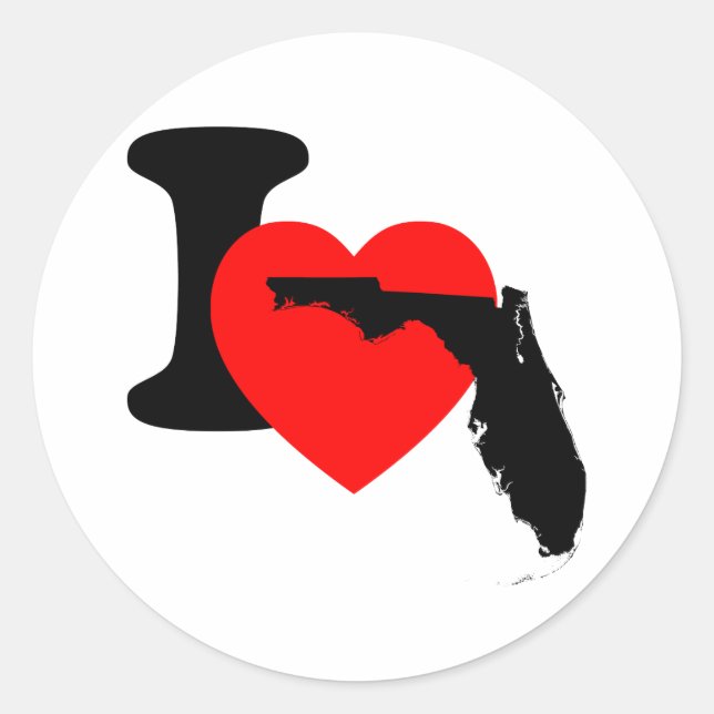 Adesivo I Heart Florida (Frente)