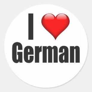 Adesivo I Heart German