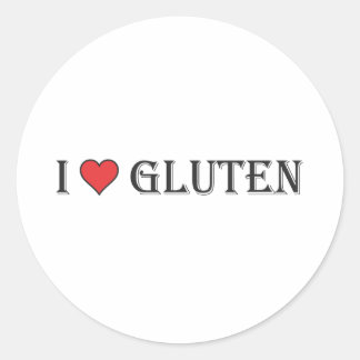 Adesivo I Heart Gluten - Clara informação