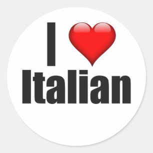 Adesivo I Heart Italiana