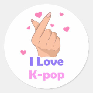 Adesivo I Heart Kpop