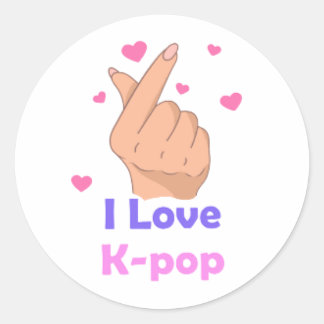 Adesivo I Heart Kpop