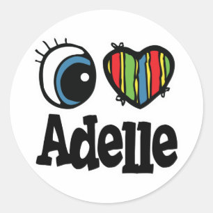 Adesivo I Heart (Love) Adelle