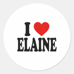 Adesivo I Heart Love Elaine _1