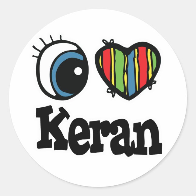 Adesivo I Heart (Love) Keran (Frente)