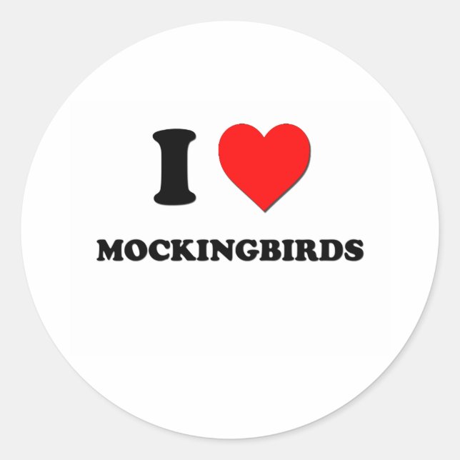 Adesivo I Heart Mockingbird (Frente)