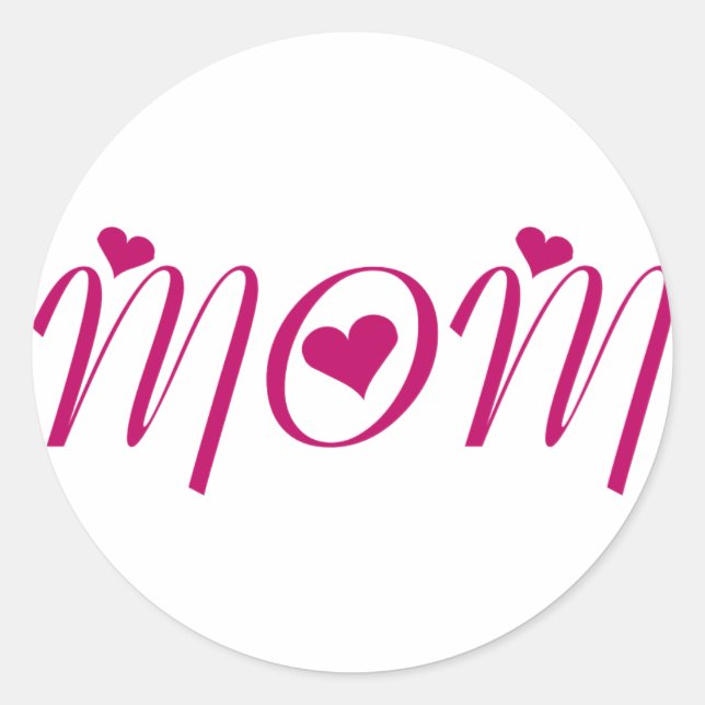 Adesivo I Heart MOM (Frente)