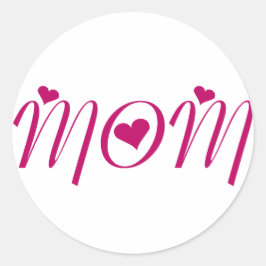 Adesivo "I Heart MOM!" por Celeste Sheffey