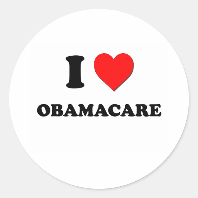 Adesivo I Heart Obamacare (Frente)