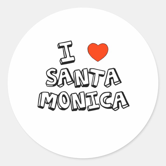 Adesivo I Heart Papais noeis Monica (Frente)