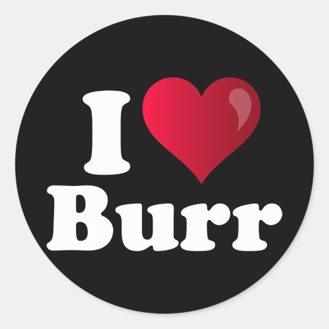 Adesivo I Heart Richard Burr (Frente)
