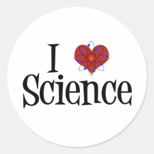 Adesivo I Heart Science