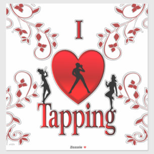 Adesivo I Heart Tap Dance
