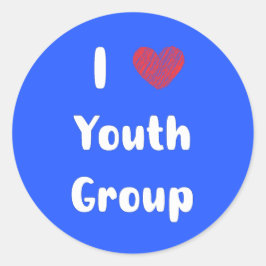 Adesivo I Heart Youth Group Sticker