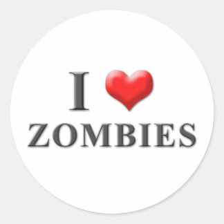 Adesivo I Heart Zombies Stickers 001