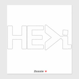 Adesivo I KNEELING REZANDO - ELE É maior que o I WHT