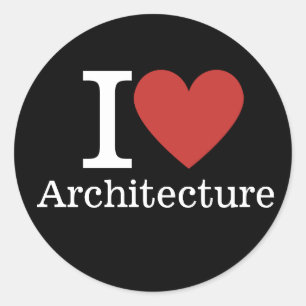 Adesivo I ❤️ Love Architecture for Students/Faculty