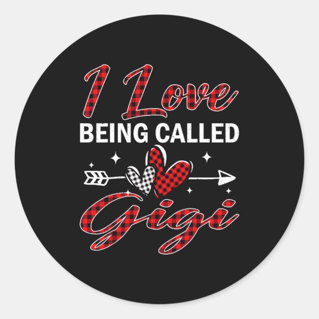 Adesivo I Love Being Called Gigi Xmas Christmas Family  (Frente)
