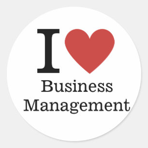 Adesivo I ❤️ Love Business Management STICKER