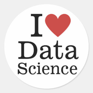 Adesivo I ❤️ Love Data Science (for Employeers) CUSTOM