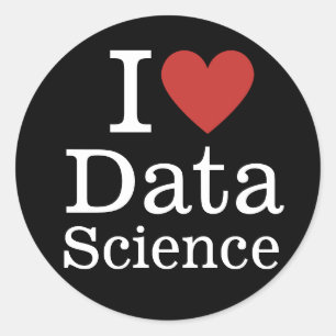 Adesivo I ❤️ Love Data Science (for Employeers) CUSTOM