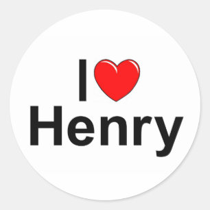 Adesivo I Love (Heart) Henry