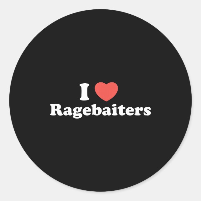 Adesivo I Love Heart Ragebaiters  (Frente)
