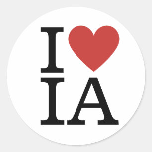 Adesivo I ❤️ Love IA Internal Audit Funcionarios PERSONALI