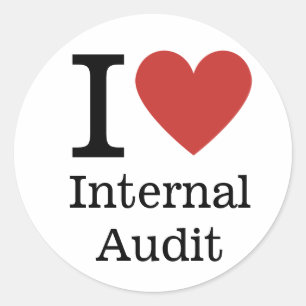 Adesivo I ❤️ Love Internal Audit (for Employeers) CUSTOM