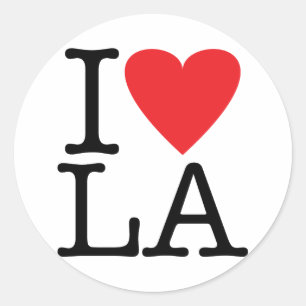 Adesivo I Love LA (Los Angeles) Stickers