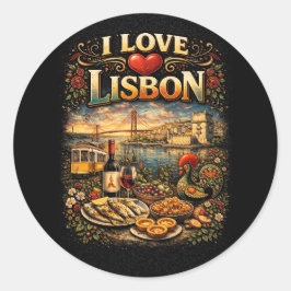 Adesivo I Love Lisbon