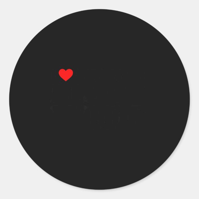 Adesivo I Love My Hot Black Wife  (Frente)