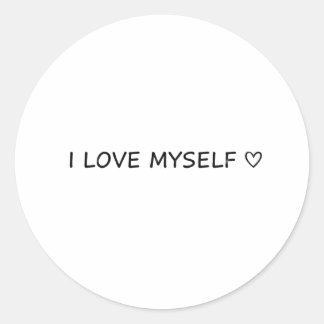 Adesivo “I Love Myself” Stickers – Cute & Affordable!